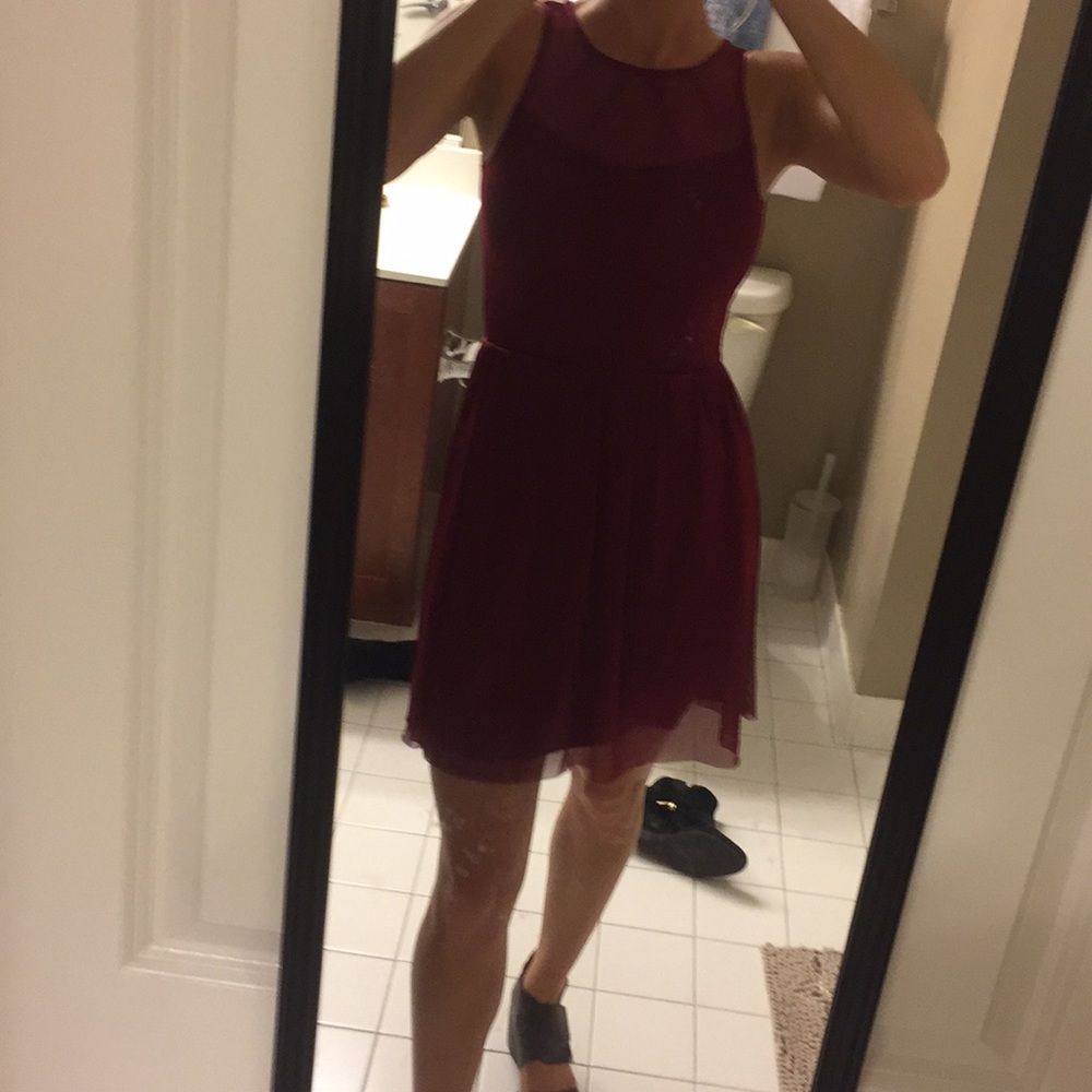 Red dress